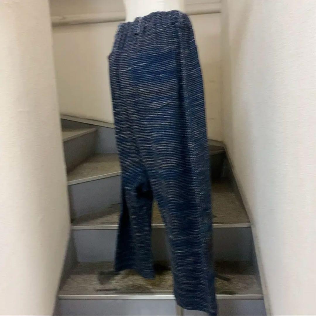 タマキニイメ　パンツ　紺色　tamaki niime 玉木新雌