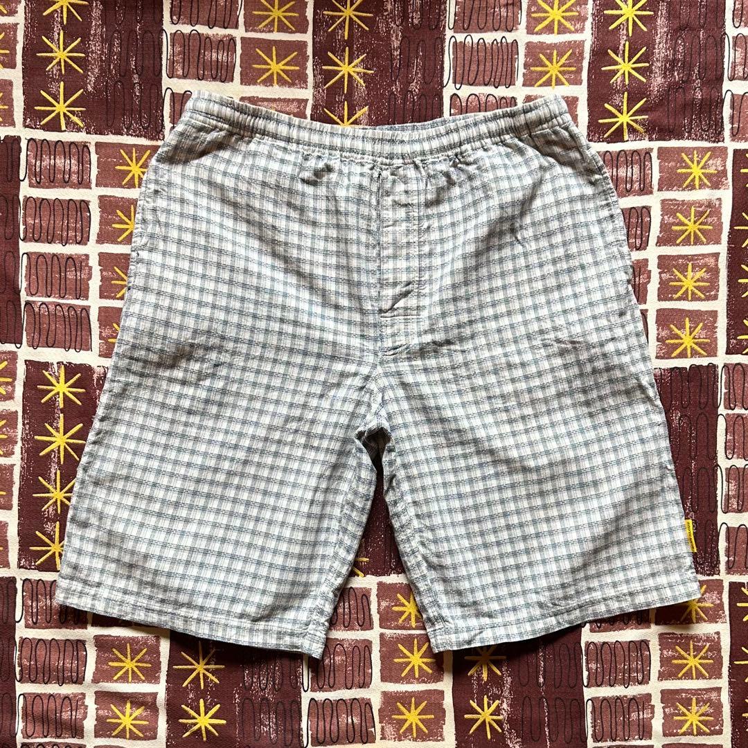 90s BODY GLOVE USA製 チェック柄 ハーフパンツ
