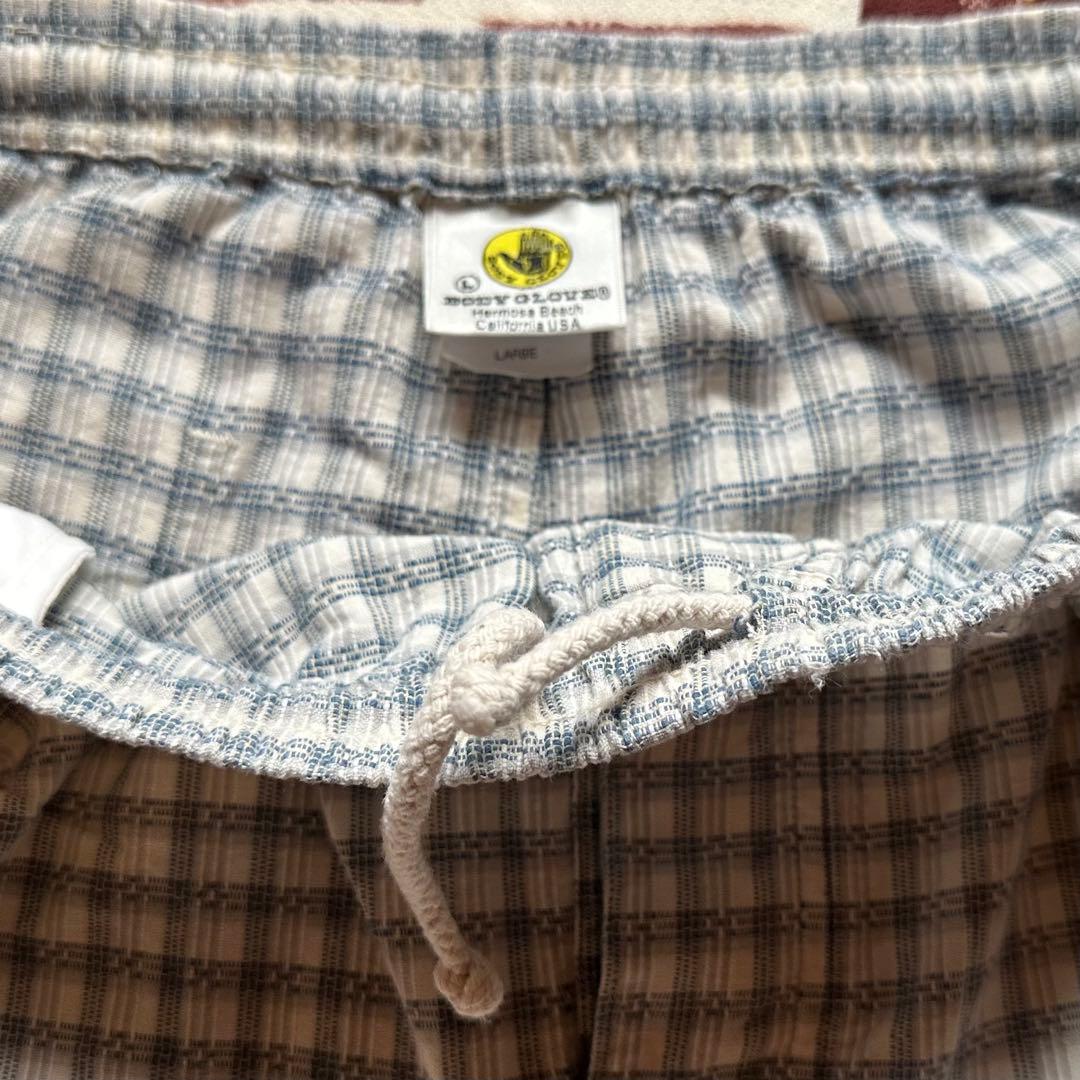 90s BODY GLOVE USA製 チェック柄 ハーフパンツ