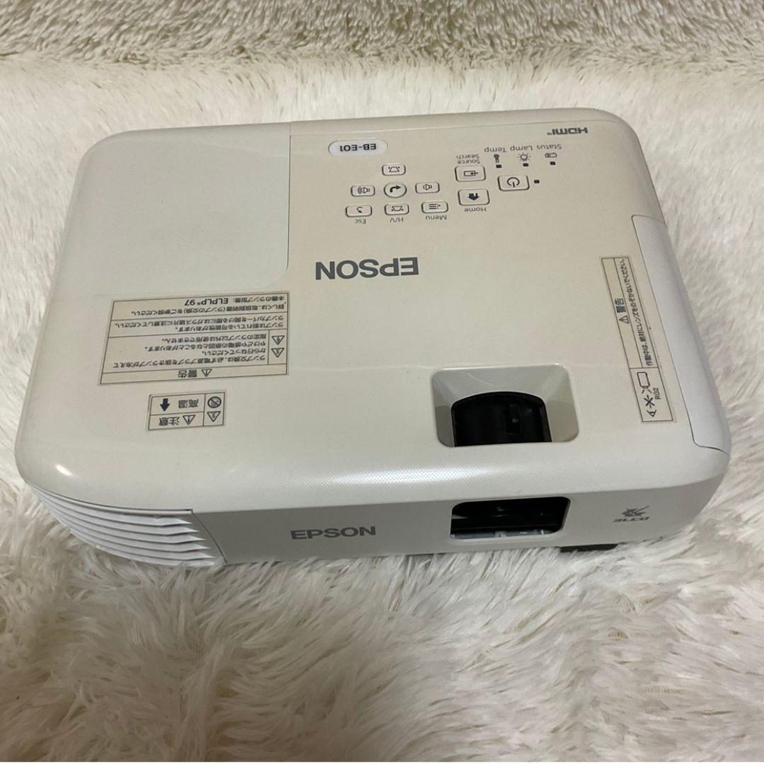 【簡易動作確認済】EPSON プロジェクター　EB-E01　ランプ点灯269時間