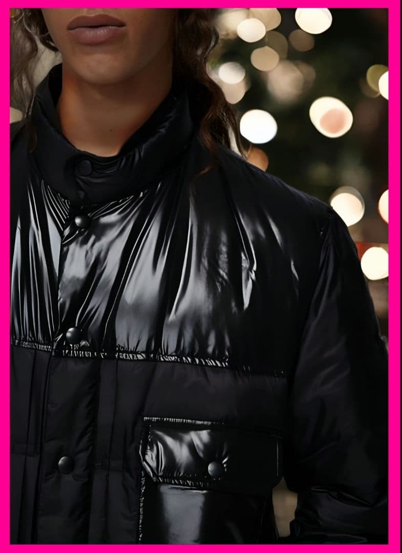 ユニセックスステッチロゴMONCLERフラグメントダウンジャケット モンクレール