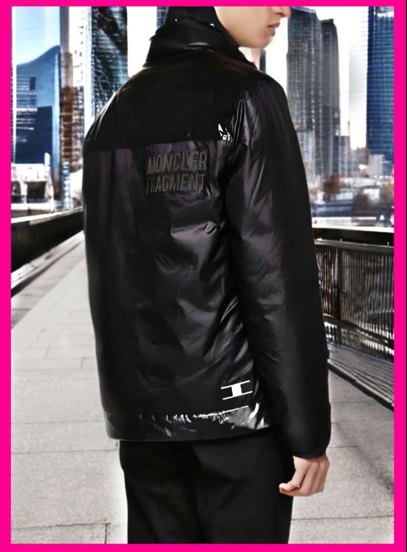 ユニセックスステッチロゴMONCLERフラグメントダウンジャケット モンクレール