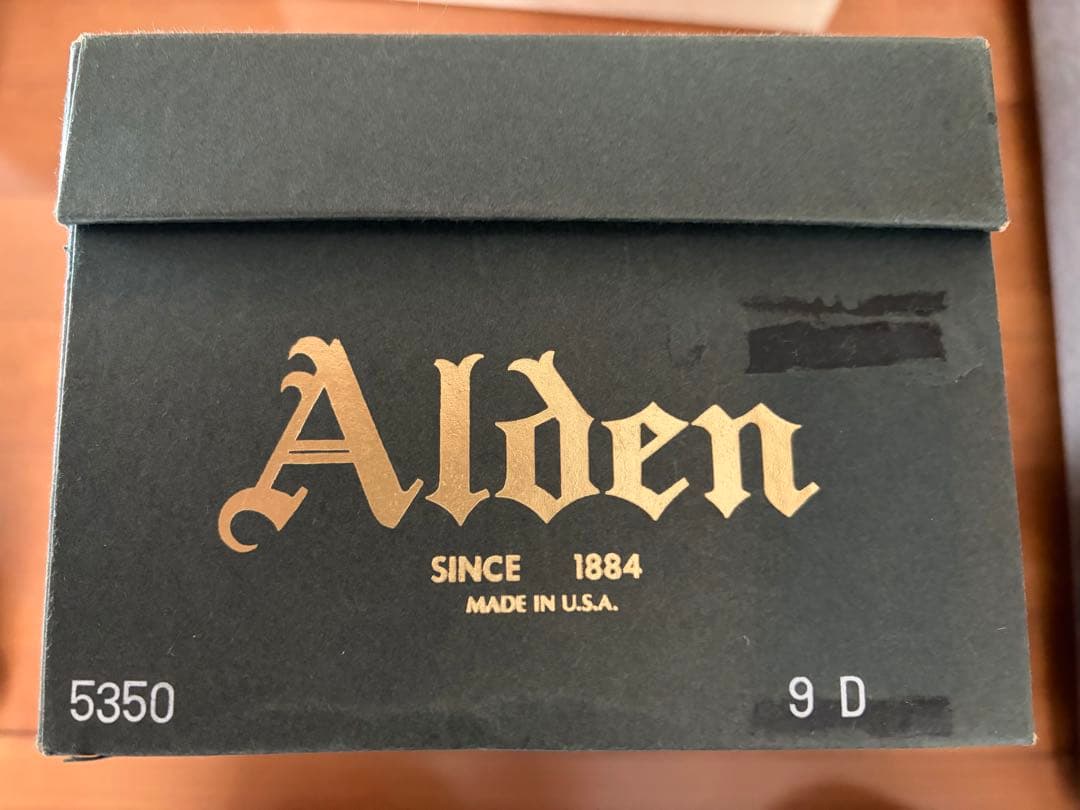 Alden 5350 9D プレーントゥ モディファイド コードバン オールデン