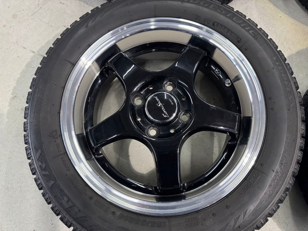 ステルスレーシング　5本スポーク　深リム　14 5J＋45 ホイール