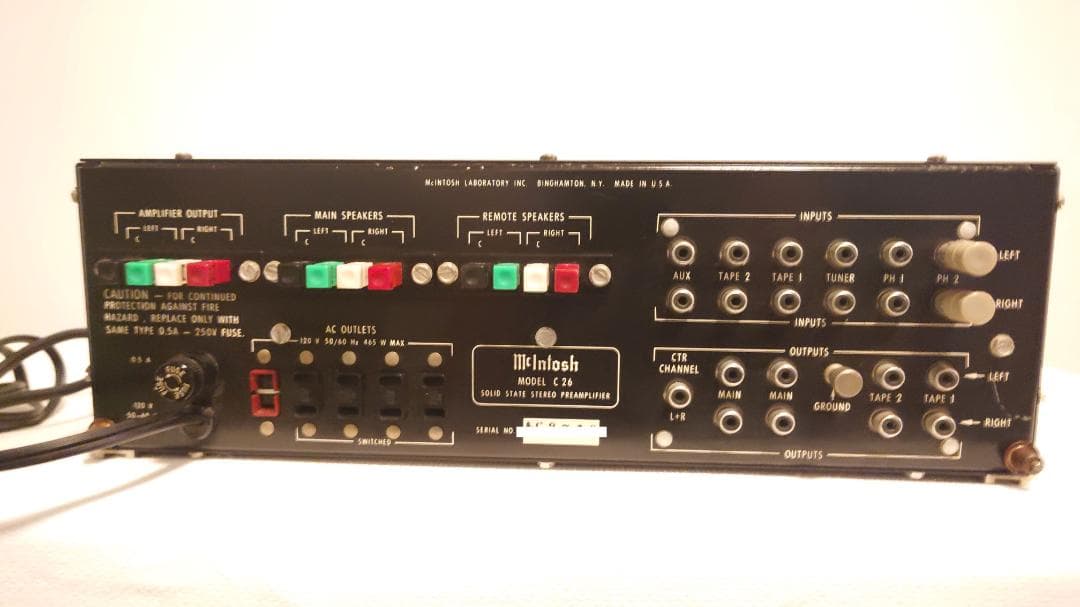McIntosh マッキントッシュ C26 プリアンプ （早い者勝ち価格）