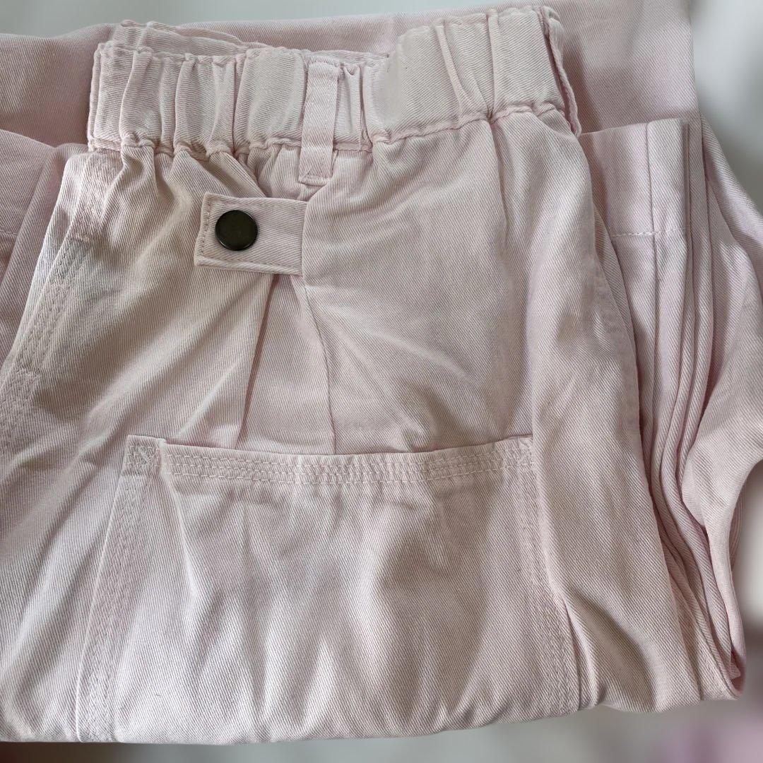 新品　Spick & Span 現行モデル　ピンク ワイドパンツ カラーチノパン