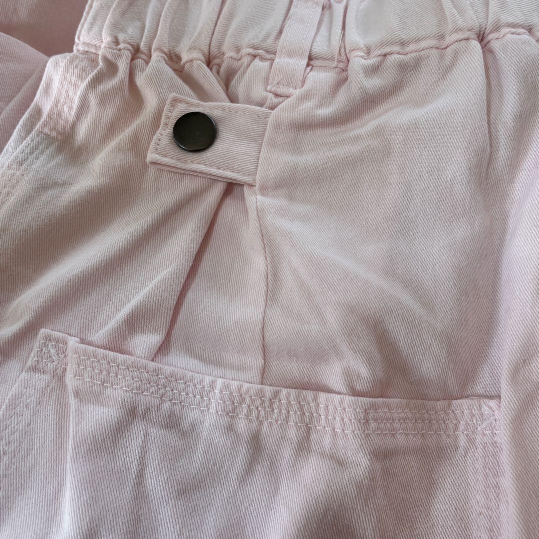 新品　Spick & Span 現行モデル　ピンク ワイドパンツ カラーチノパン