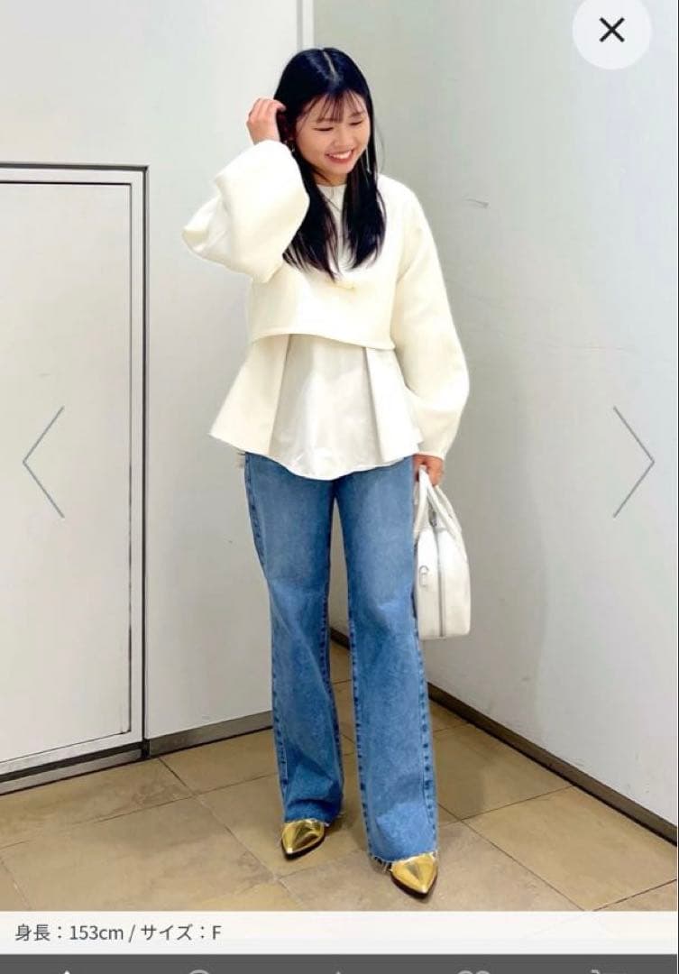 【最終値下げ】ADAM ET ROPE' FEMME新品トップス