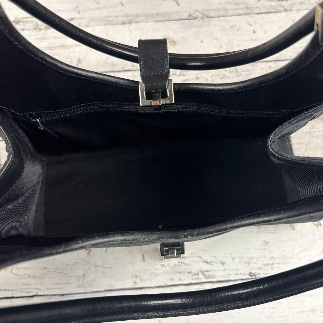 GUCCI グッチ ジャッキーライン GGキャンバス ハンドバッグ