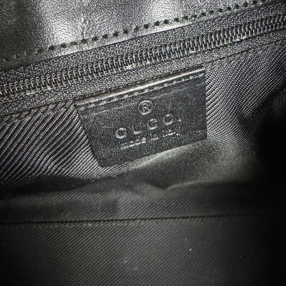 GUCCI グッチ ジャッキーライン GGキャンバス ハンドバッグ