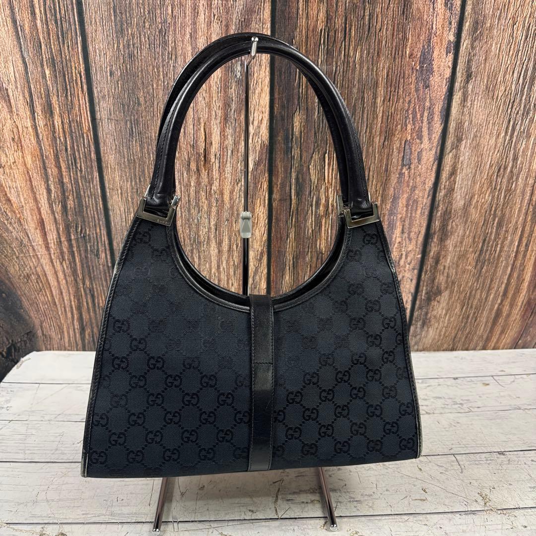GUCCI グッチ ジャッキーライン GGキャンバス ハンドバッグ
