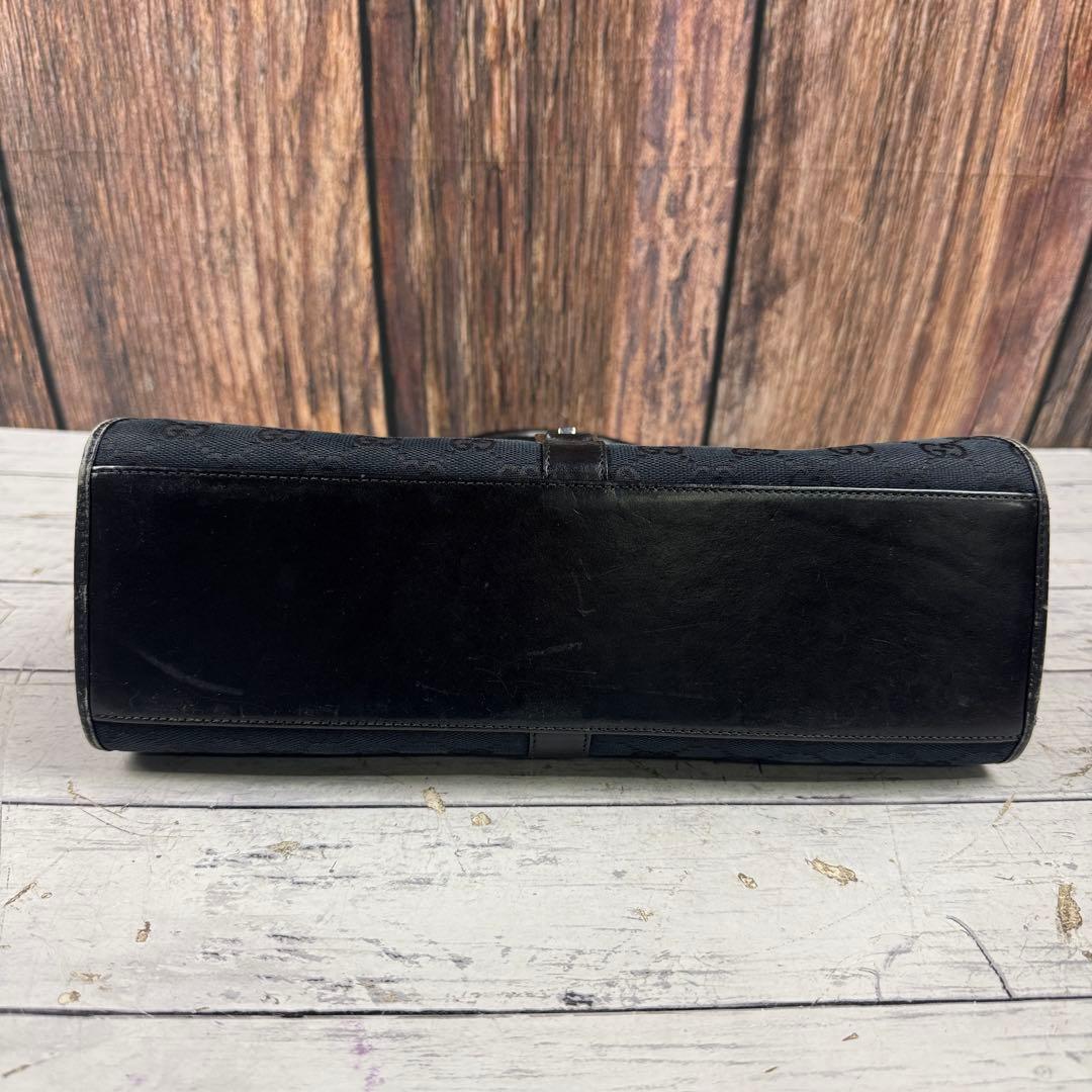 GUCCI グッチ ジャッキーライン GGキャンバス ハンドバッグ