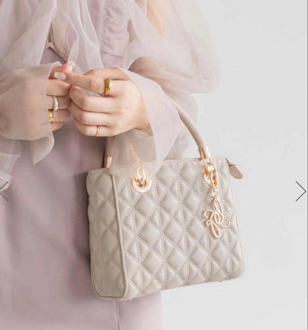 キルティング ハンドバッグ