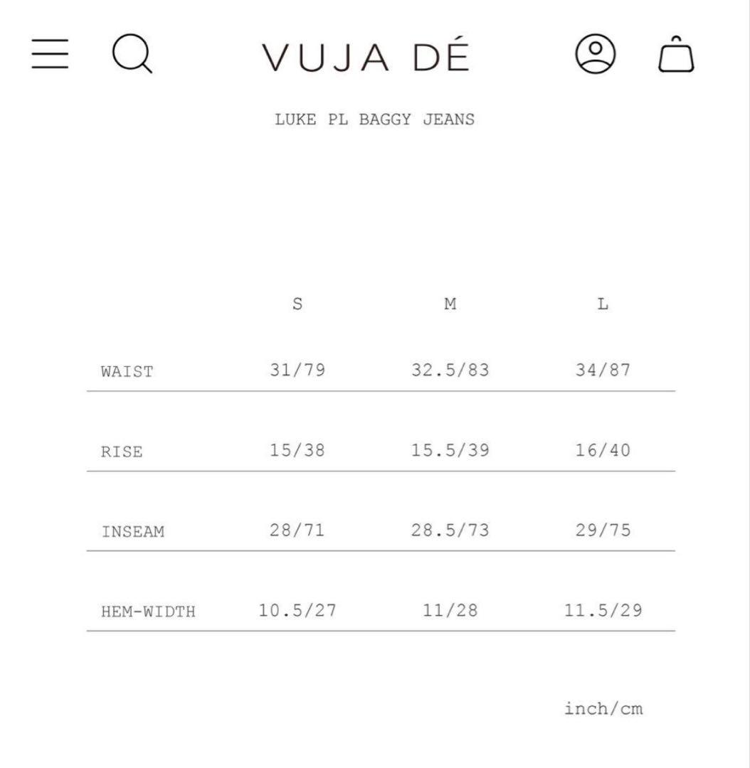 パンツ VUJADE LUKE PL BAGGY JEANS