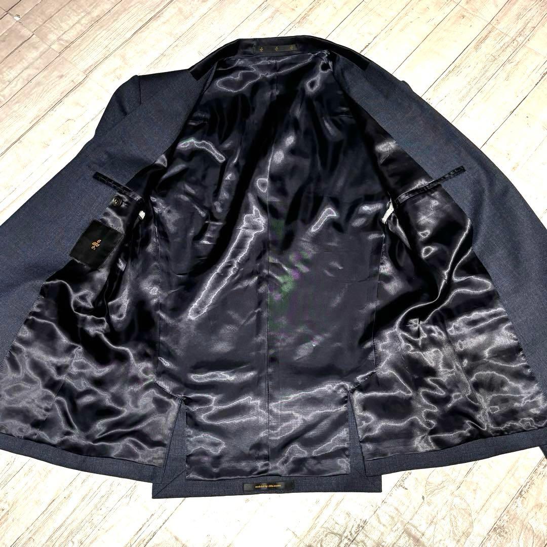 ato ダークグレー セットアップスーツ 拝絹 シルク 日本製　サイズ46