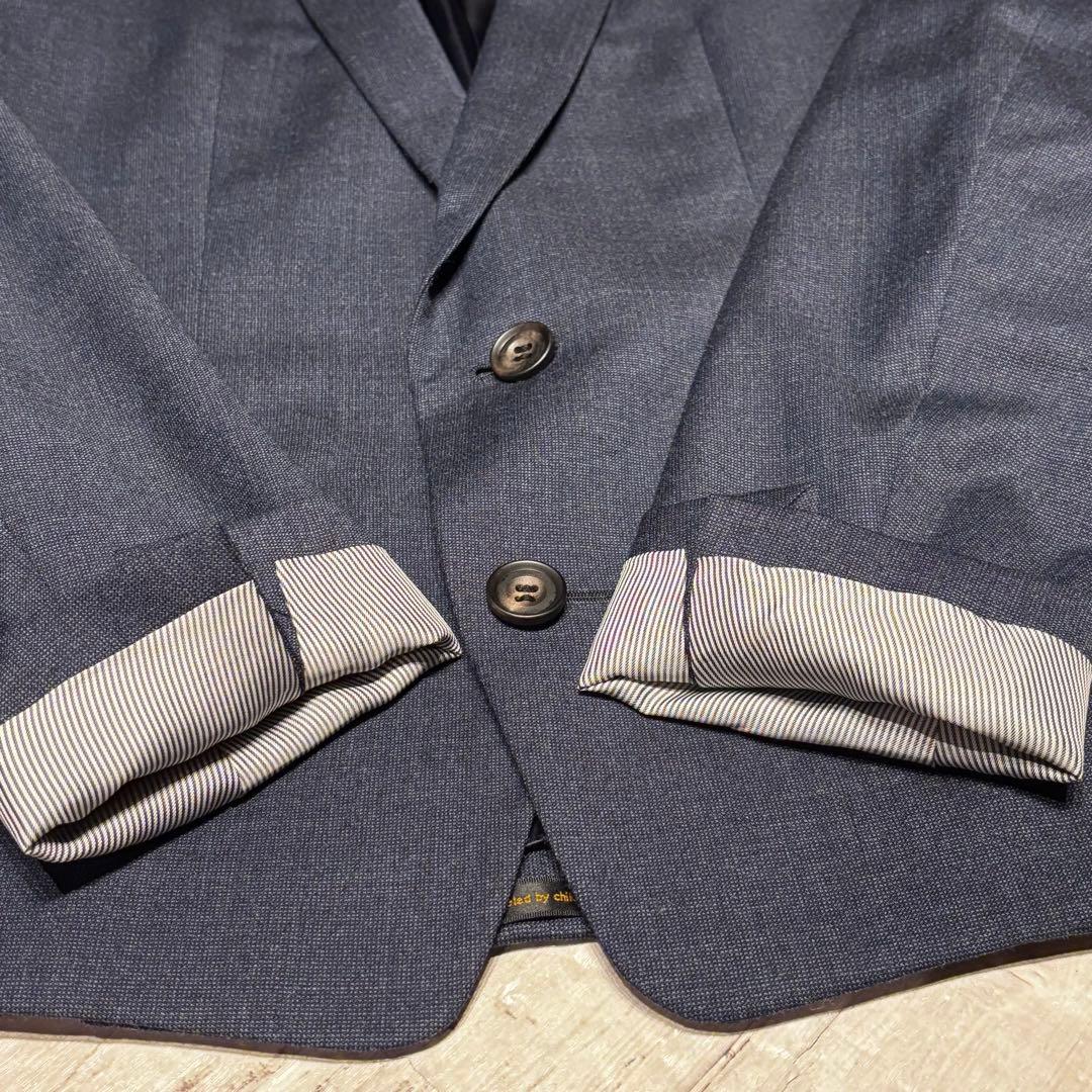 ato ダークグレー セットアップスーツ 拝絹 シルク 日本製　サイズ46