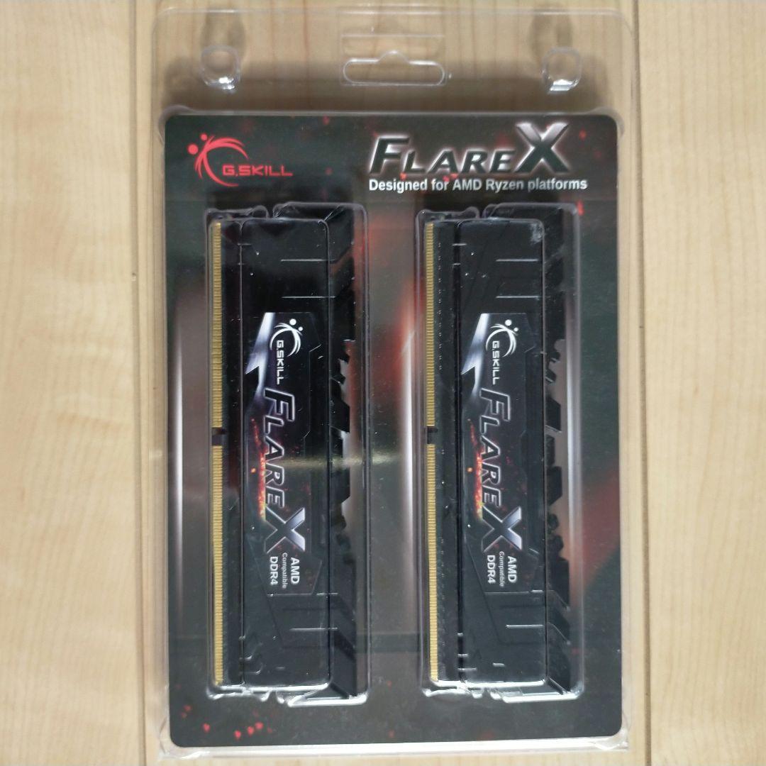 G.SKILL Flare X DDR4 2400 8GB x 4枚 計32GB