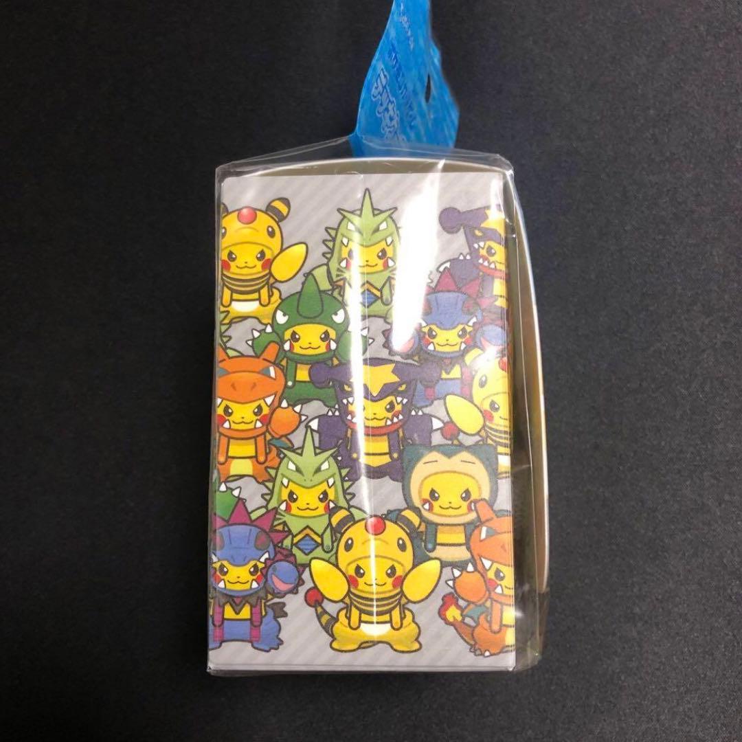 【ポケモンカード】絶版！超貴重　着ぐるみピカチュウ集合　ポンチョ デッキケース