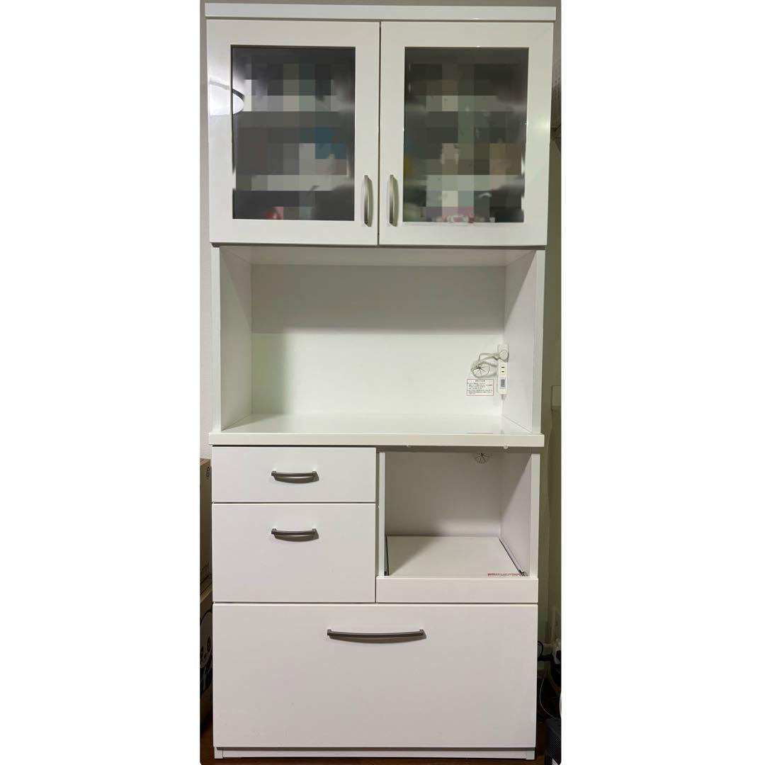 ニトリ キッチンボード(コパン T 80KB WH)