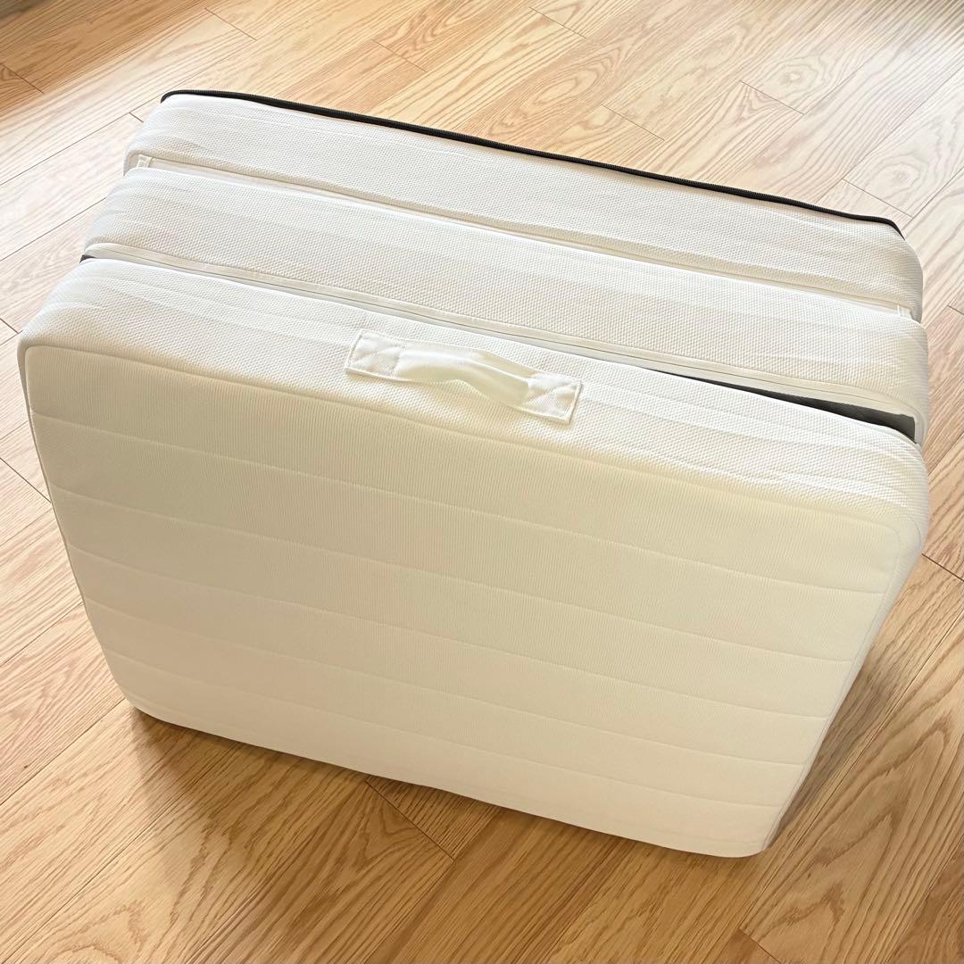 IKEA VITHÄLLヴィトヘル マットレス／プーフ かため グレー