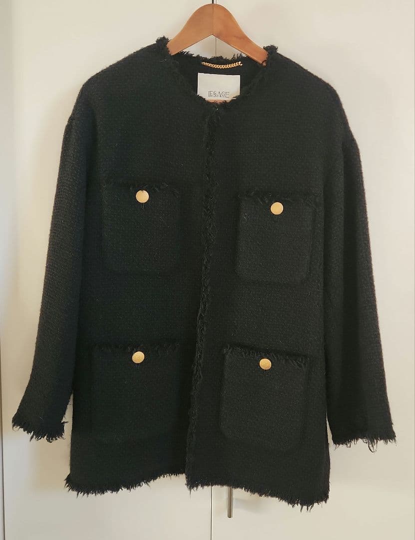 JOURNAL STANDARD L'ESSAGE ツイードBIGジャケット