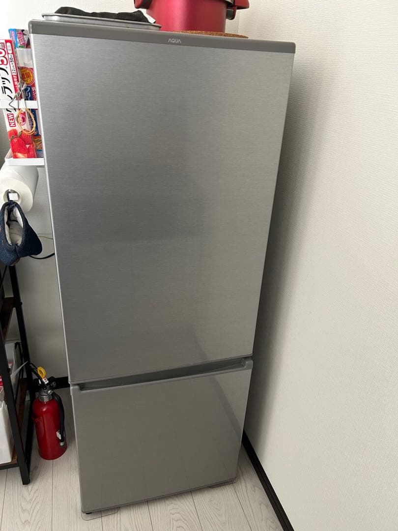 AQUA ノンフロン冷蔵冷凍庫　AQR-20M(S)型　2022年製　201ℓ