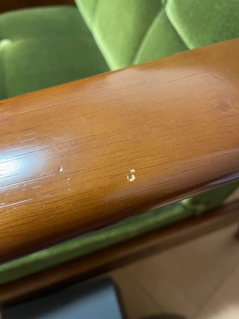 【送料込み】カリモク60 Kチェア 1シーター（モケットグリーン）