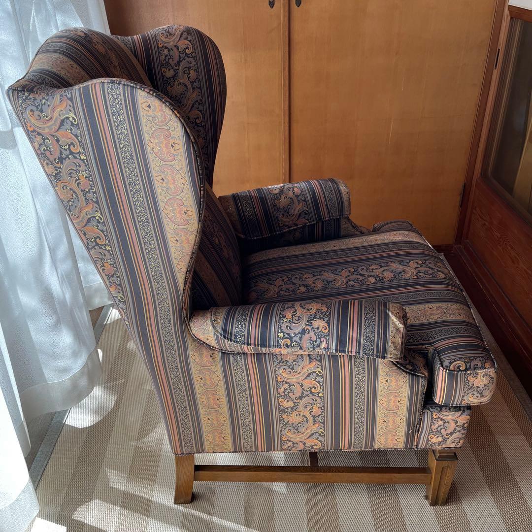 た64【美品】カリモク domani 1人掛けソファ アームチェア ドマーニ