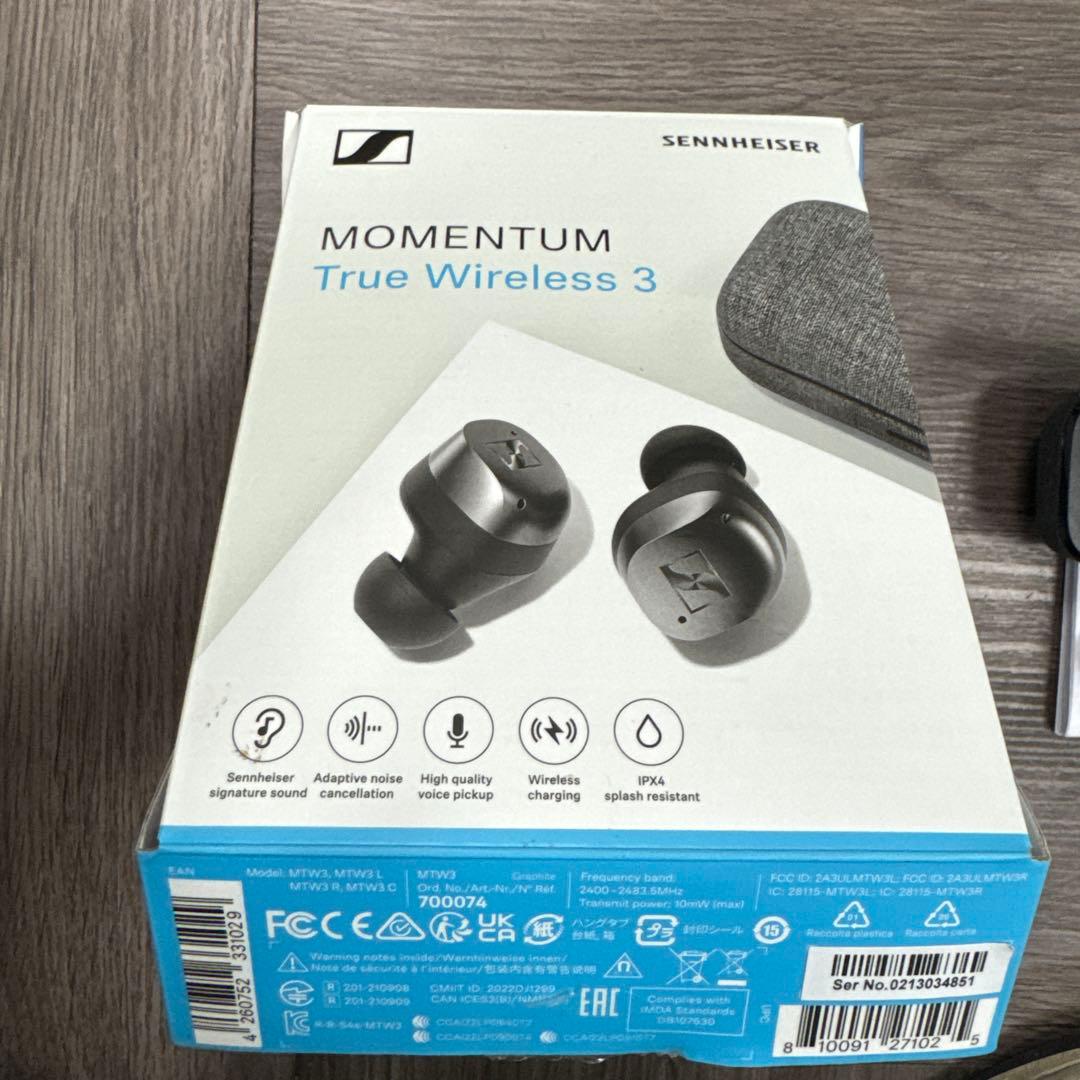 イヤホン Sennheiser MOMENTUM True Wireless 3 Grap
