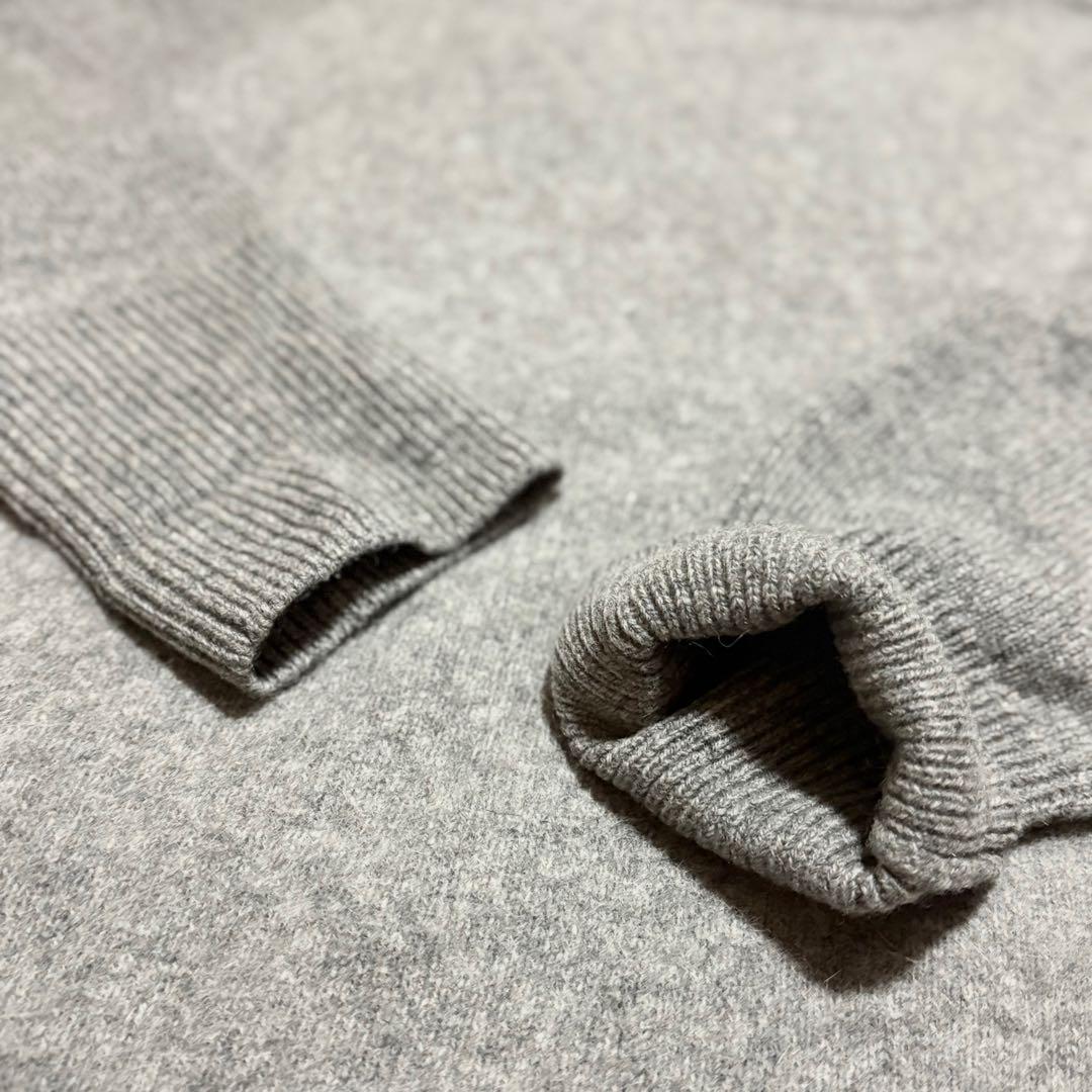 【未使用】 23区 カシミ ウール リブ 異素材 ワンピース ゆったり 44