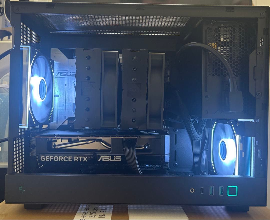 245KF、RTX5060搭載、自作デスクトップPC