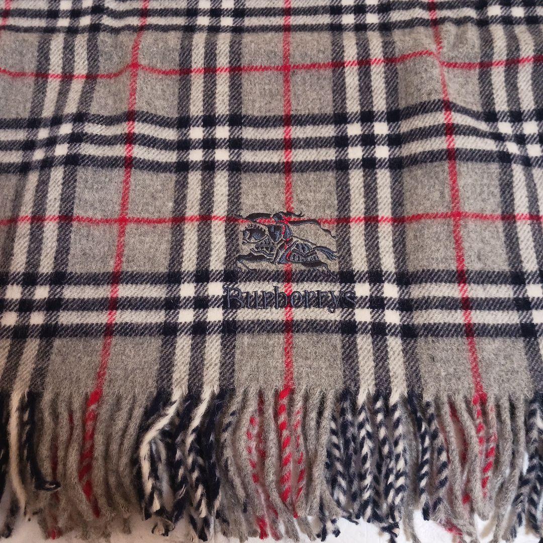Burberrys　ひざ掛け　 ウール100%