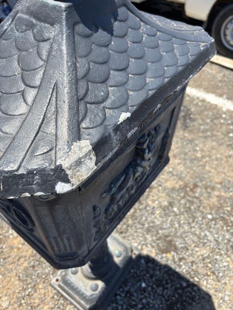 ★ アンティーク調 ポスト メールボックス 郵便ポスト 郵便箱 スタンドタイプ