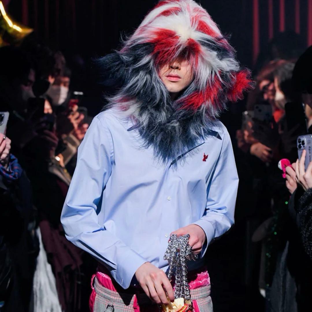 帽子 MASU MARBLE FLAG HOOD