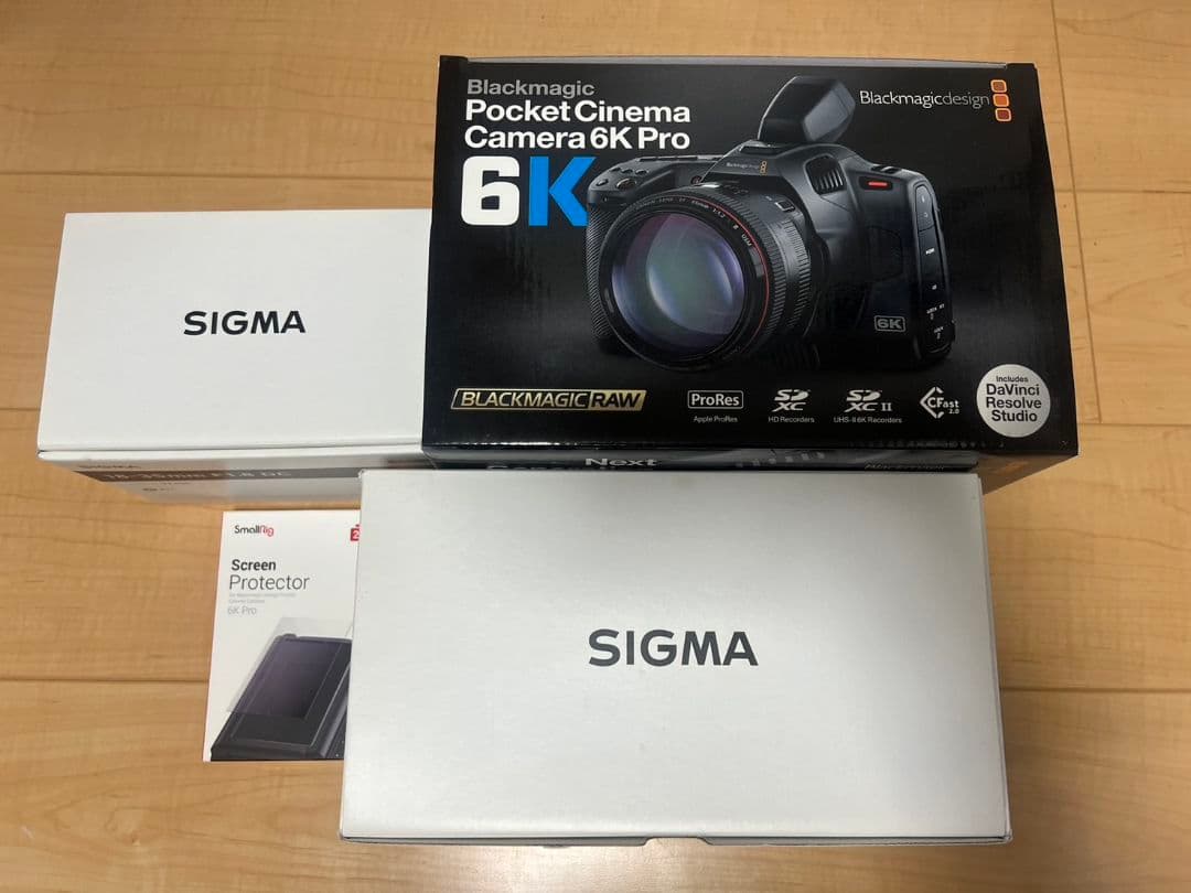 BMPCC 6Kpro（レンズとリグ付き）