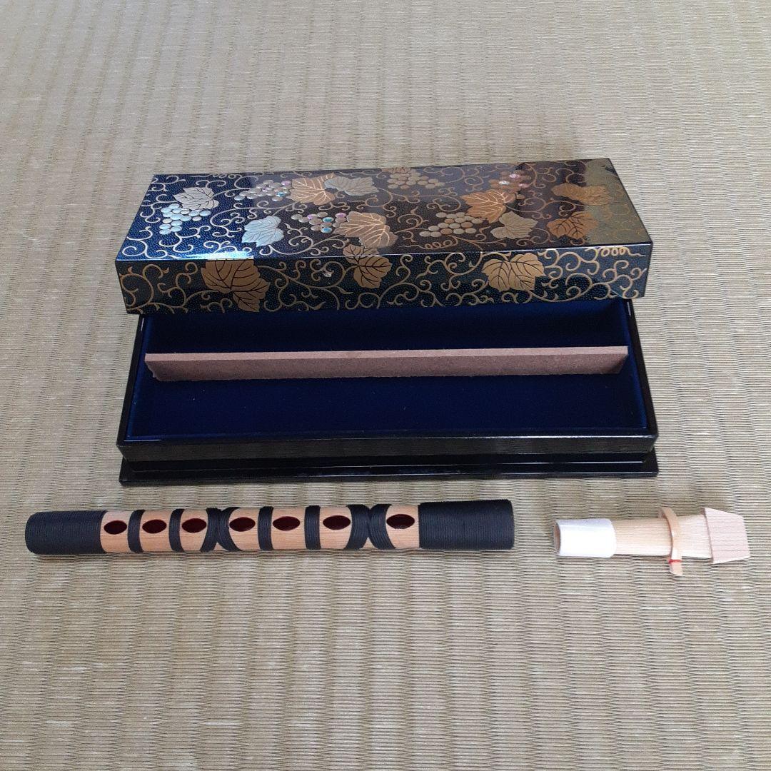 雅楽　篳篥　籐巻き　リード、ケース付き