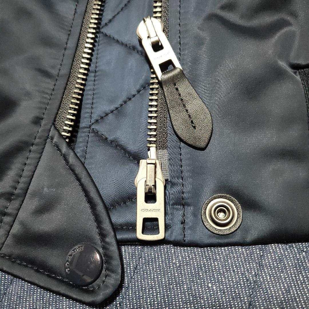 コーチ COACH ファー付きMA-1ブルゾン ジャケット ジップアップ