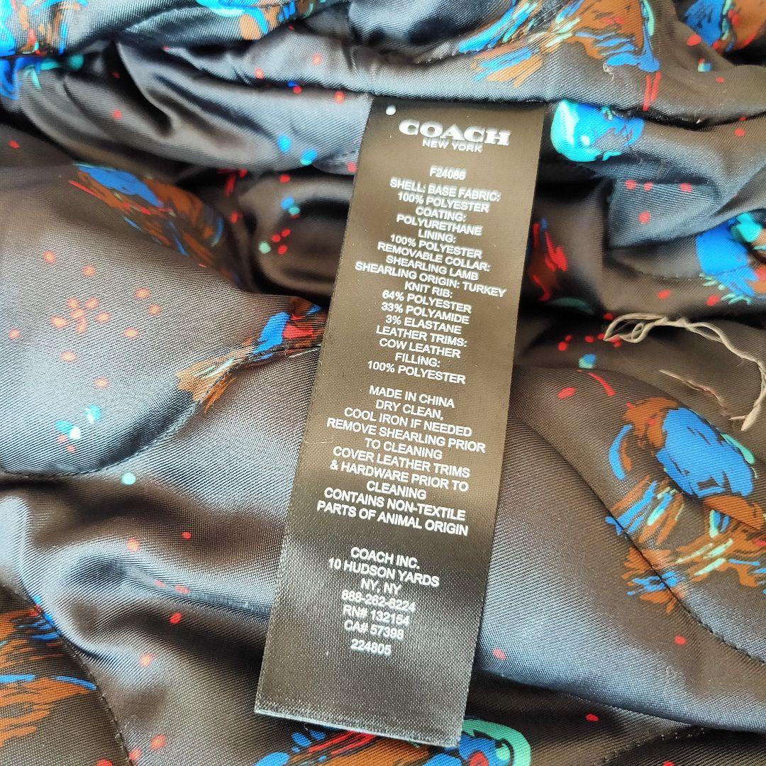 コーチ COACH ファー付きMA-1ブルゾン ジャケット ジップアップ