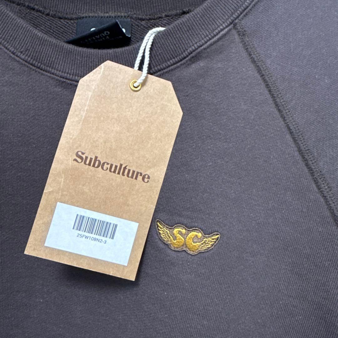 CREW NECK（TYLER WARREN LOGO）/ BROWN