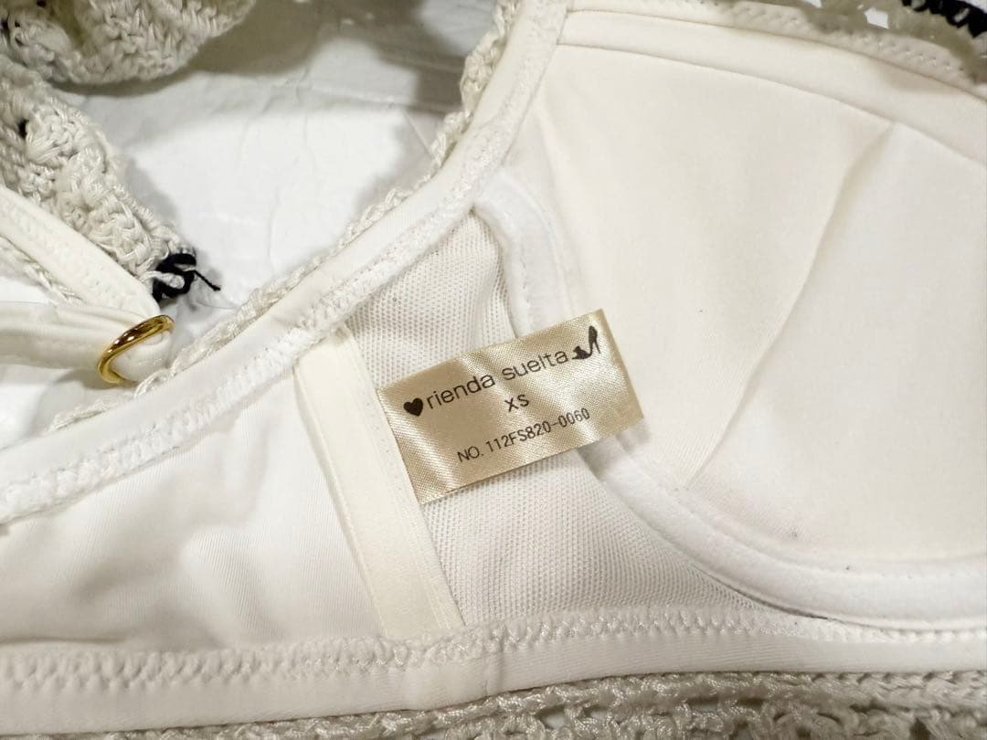 水着 rienda ホワイト ブラック