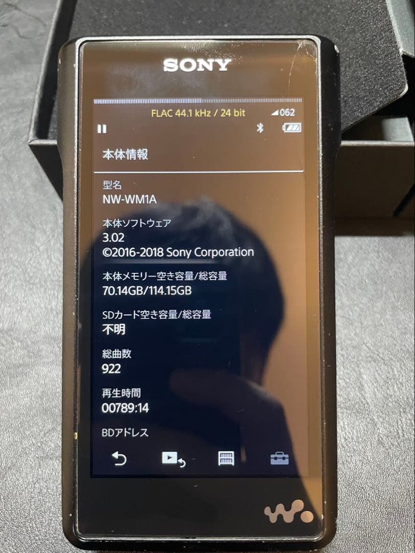 SONY WALKMAN NW-WM1A ＆KIMBER KABLE付き