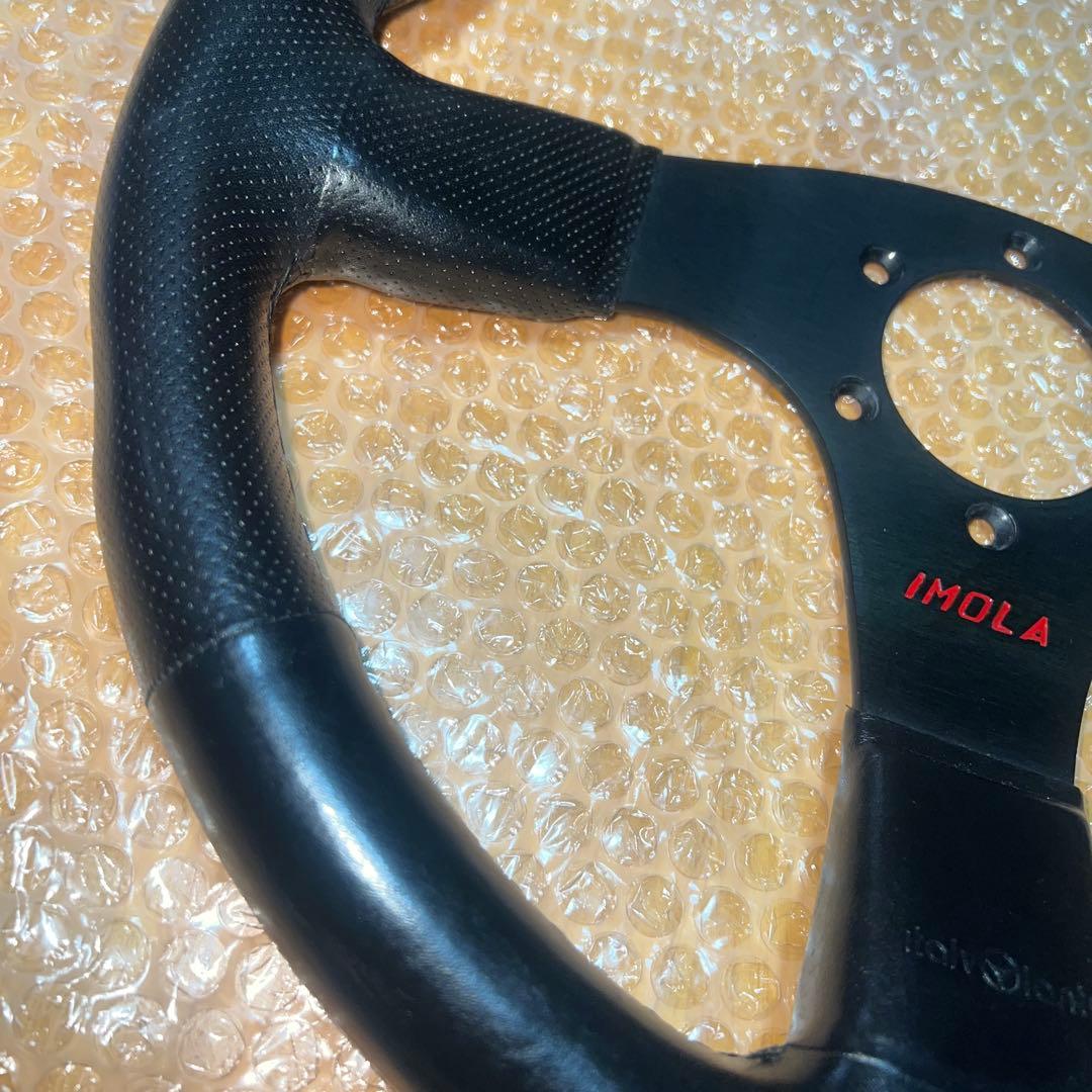 italvolanti イタルボランテ イモラ パンチング レザーステアリング