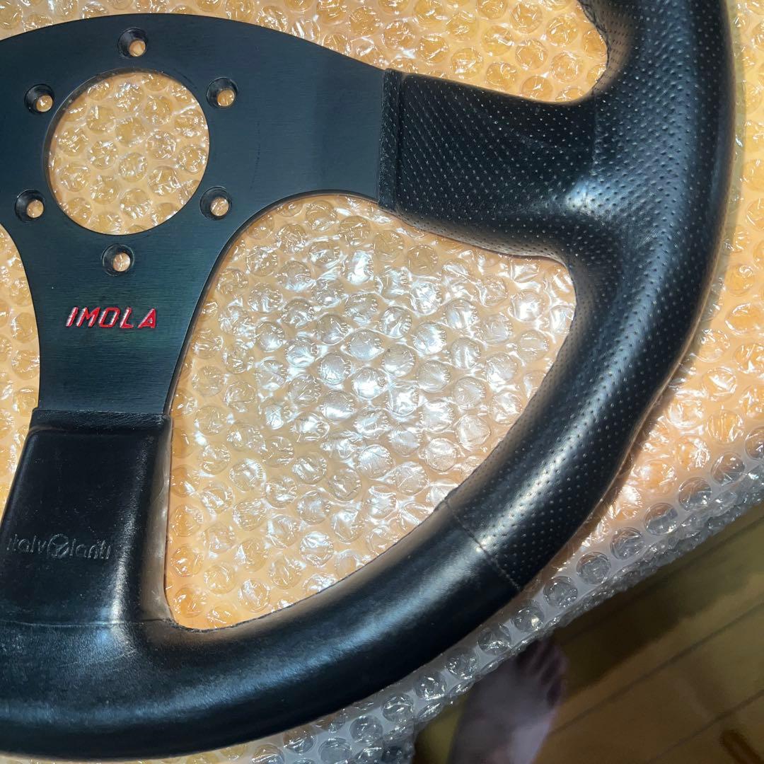 italvolanti イタルボランテ イモラ パンチング レザーステアリング