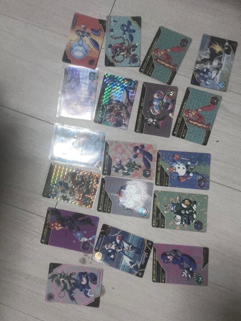 当時物　カードダス　ロックマン18枚セット