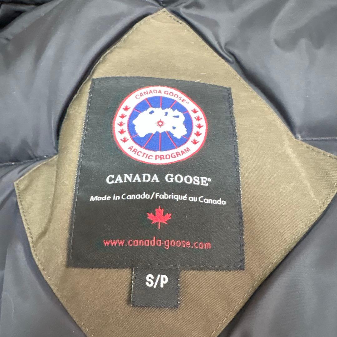 美品✨カナダグース ブロンテパーカー カーキ ダウンコート リアルファー S
