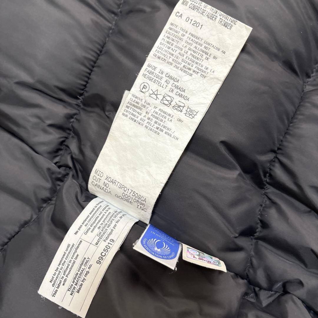 美品✨カナダグース ブロンテパーカー カーキ ダウンコート リアルファー S