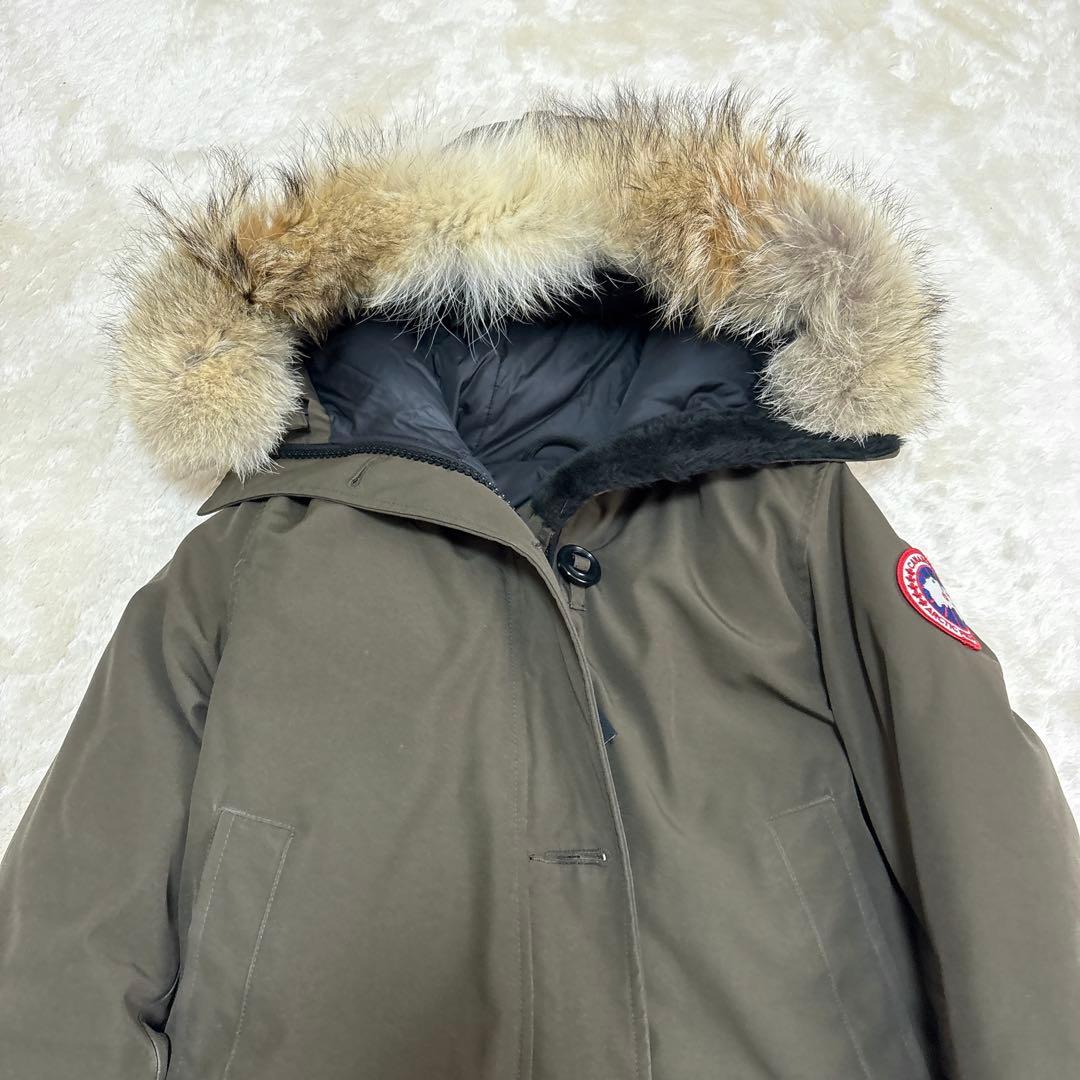 美品✨カナダグース ブロンテパーカー カーキ ダウンコート リアルファー S