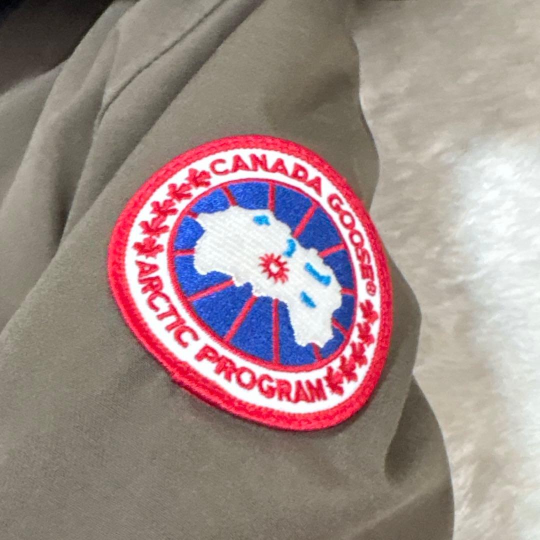 美品✨カナダグース ブロンテパーカー カーキ ダウンコート リアルファー S