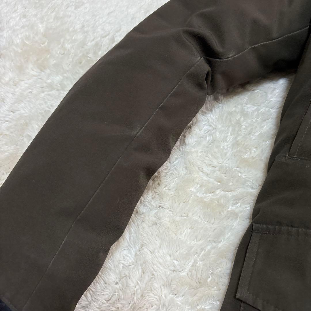 美品✨カナダグース ブロンテパーカー カーキ ダウンコート リアルファー S