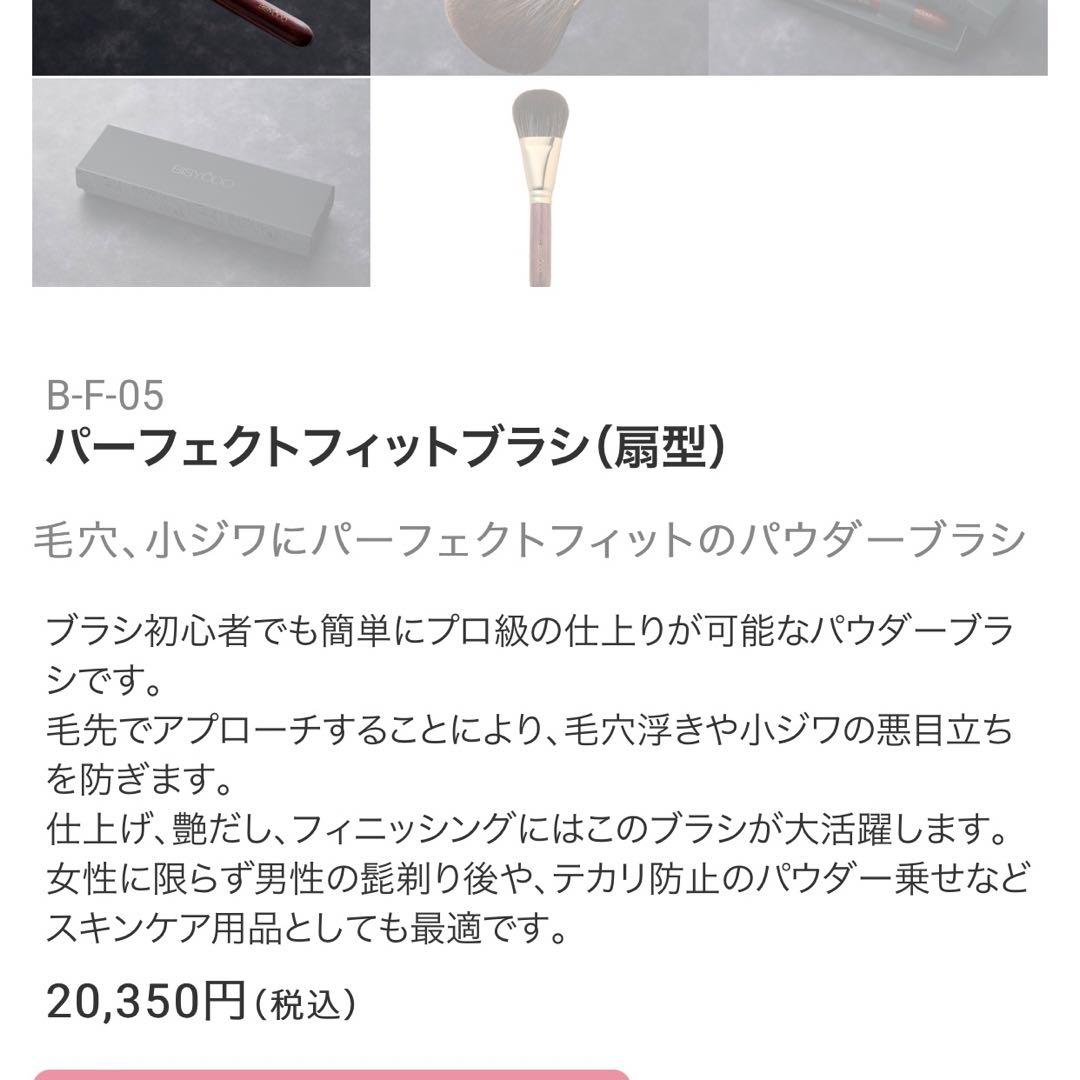 美粧堂 パーフェクトフィットブラシ B-F-05